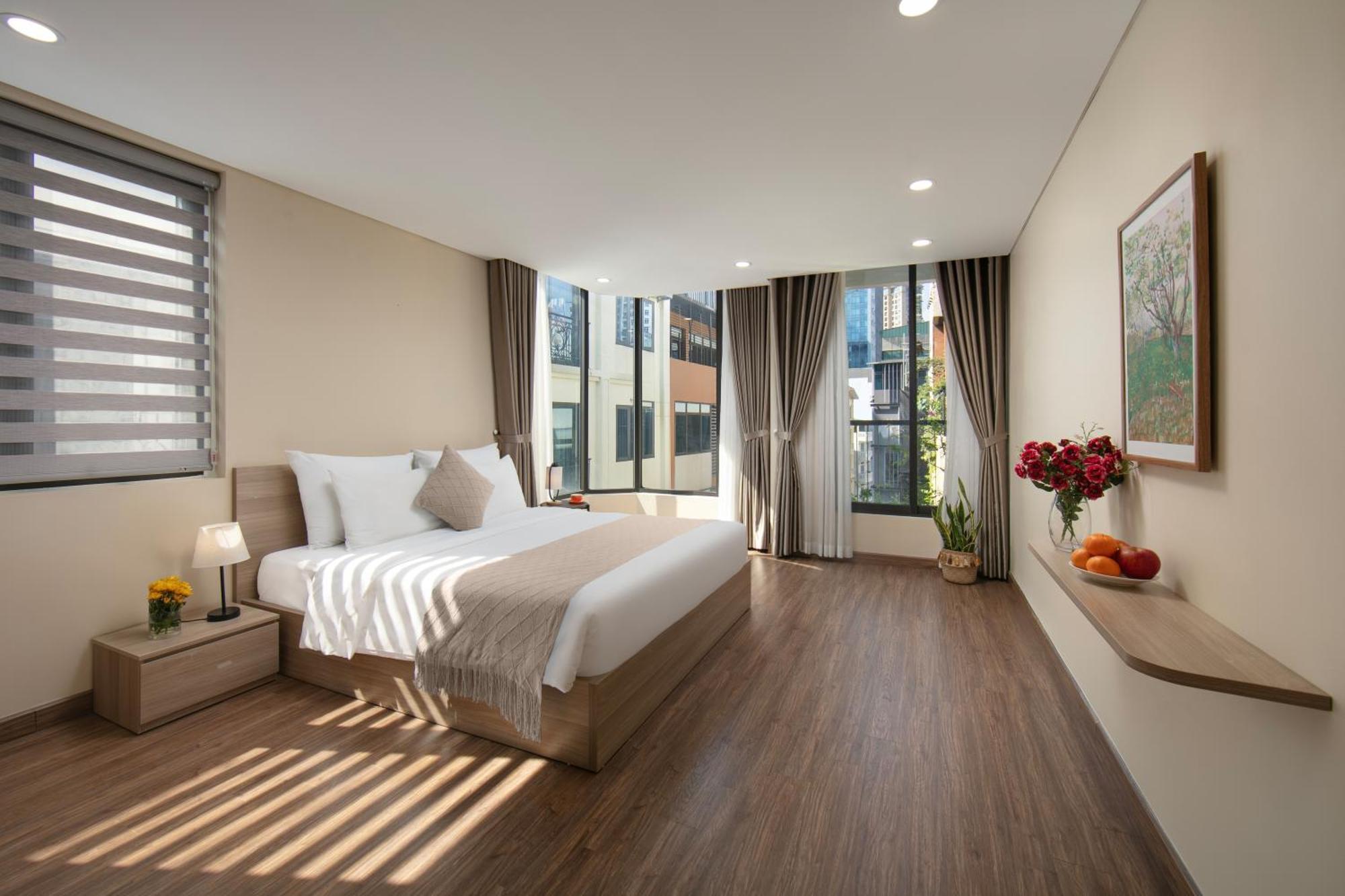 Hb Serviced Apartment - Lac Long Quan هانوي المظهر الخارجي الصورة
