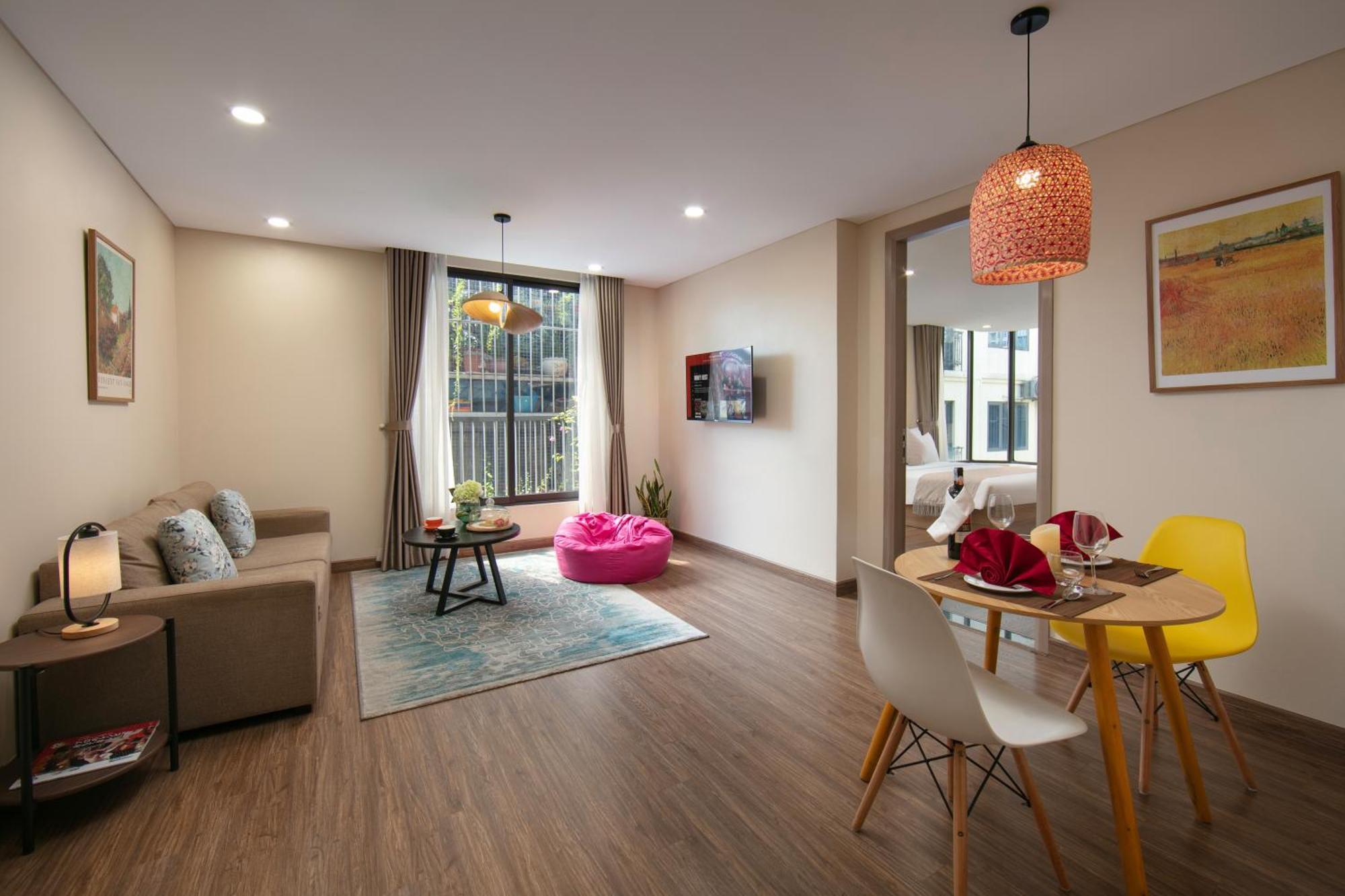 Hb Serviced Apartment - Lac Long Quan هانوي المظهر الخارجي الصورة