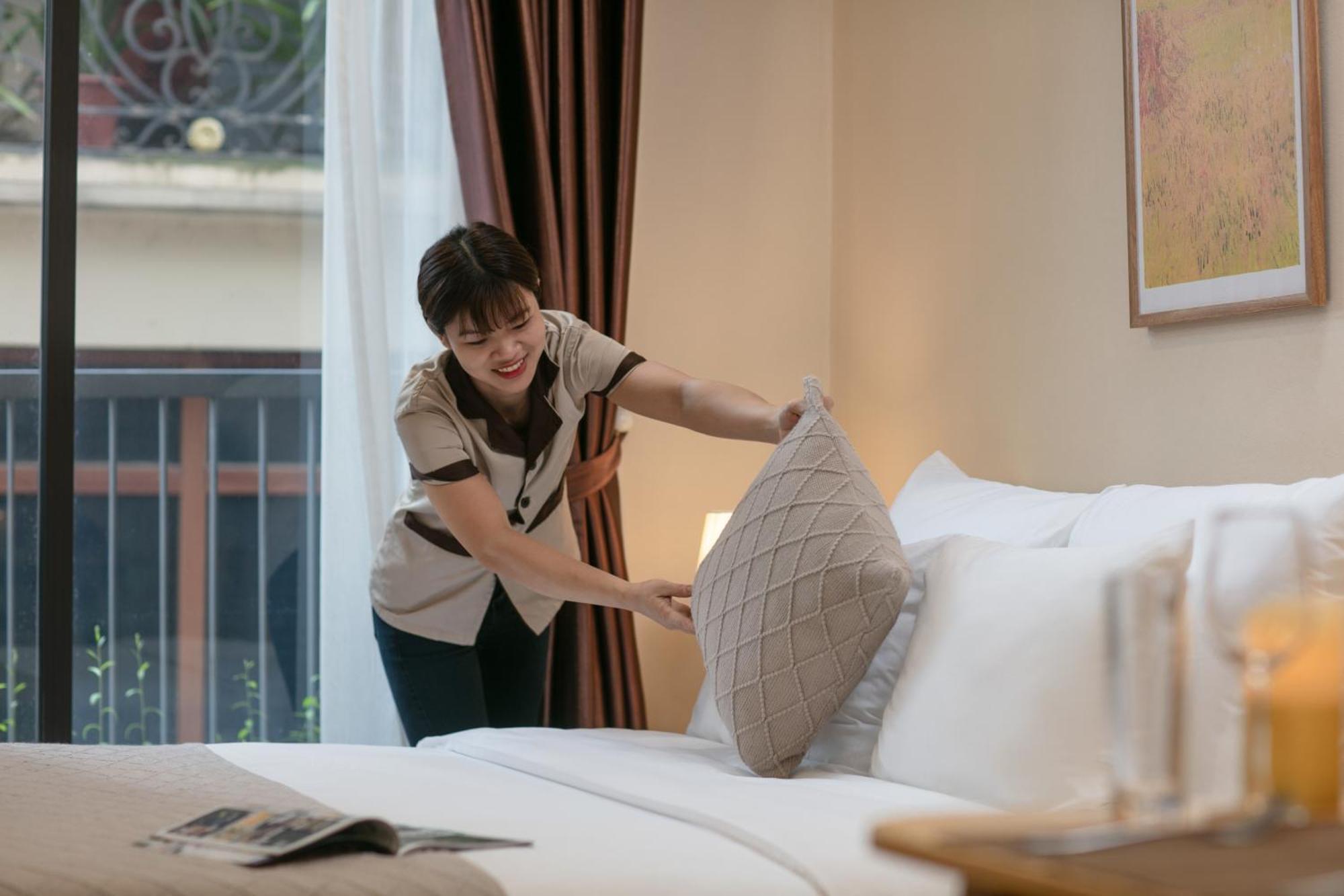 Hb Serviced Apartment - Lac Long Quan هانوي المظهر الخارجي الصورة